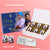 Friendship day gift box personalised with photo on box and chocolates ( with photo printed chocolates )