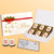 Best Merry Christmas And New Year gift box personalized with photo on box and delicious rectangle chocolates ( with photo printed chocolates)