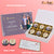 Best Wedding Invitation box personalised with photo on box and chocolates  ( with photo printed chocolates )
