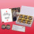 Special Anniversary  gift box personalised with photo on box and chocolates ( with photo printed chocolates )