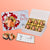 Unique Rose Day gift box personalized with photo on box and chocolates (with photo printed chocolates)