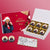 Best Christmas gift box personalized with photo on box and round chocolates ( with photo printed chocolates)