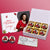 Best Christmas gift box personalized with photo on box and round chocolates ( with photo printed chocolates)